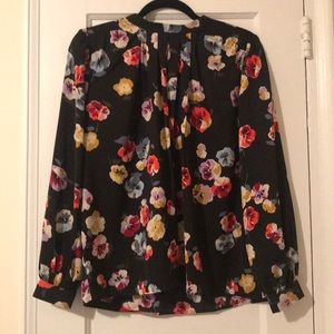 Ann Taylor floral blouse